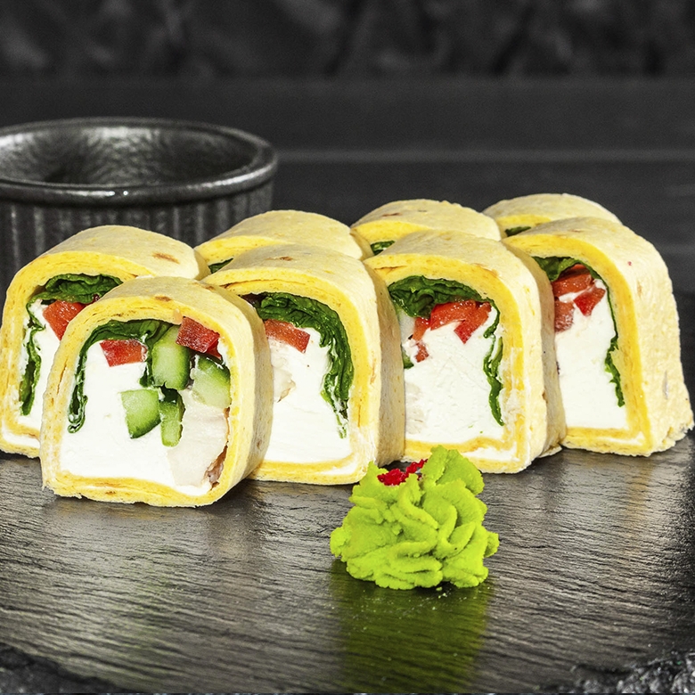 Тортилья с лососем